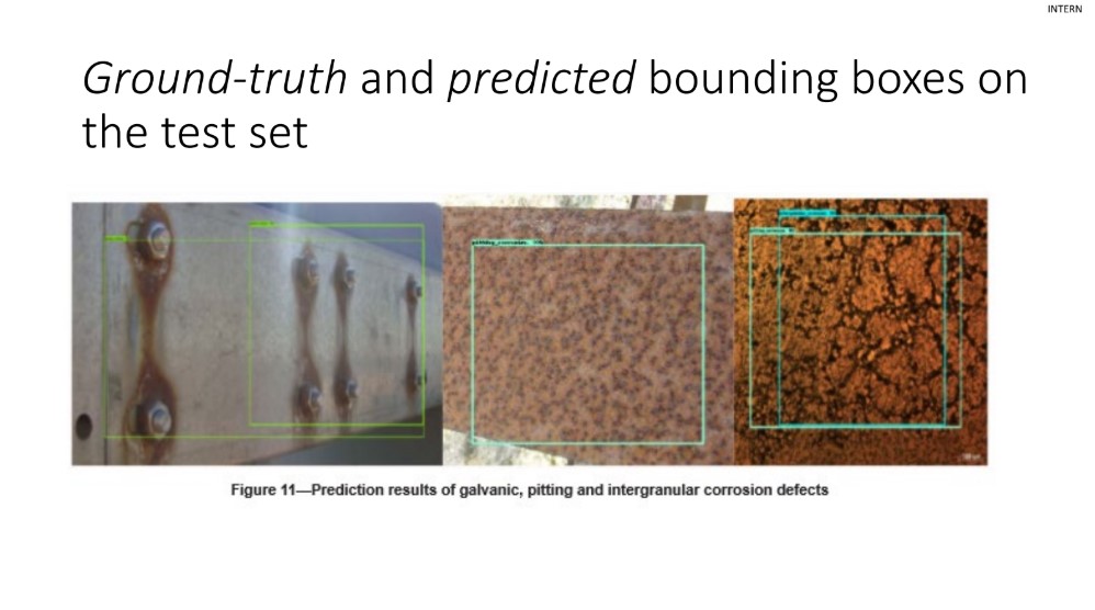 PDF presentation of Matias Ferrero from the Maintenance Analytics Summit 2019 including images with corrosion