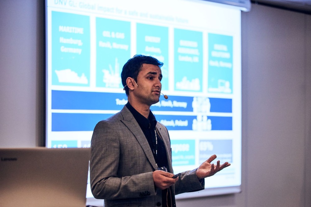 Arvind Keprate, Senior Engineer at DNV GL presenting at the Maintenance Analytics Summit 2019