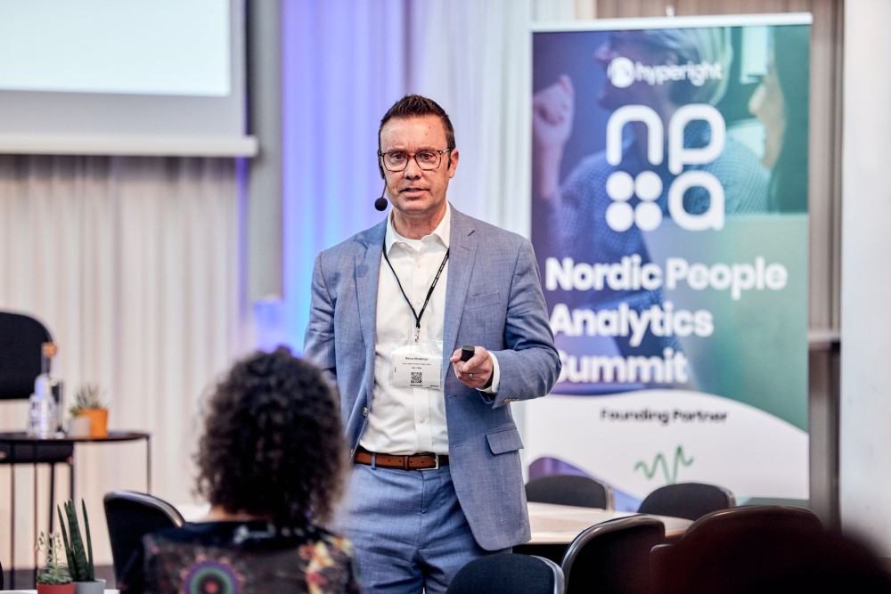 Marcus Mossberger,  Senior Director, Industry and Solution Strategy at Infor
presenting at the Nordic People Analytics Summit 2019
