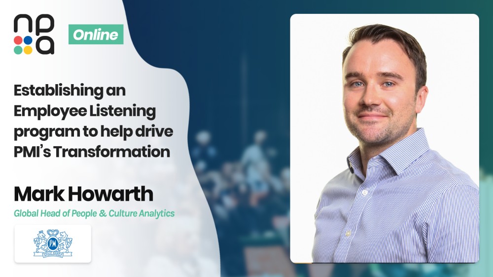 Mark Howarth, Global Head of People & Culture Analytics at Philip Morris International 