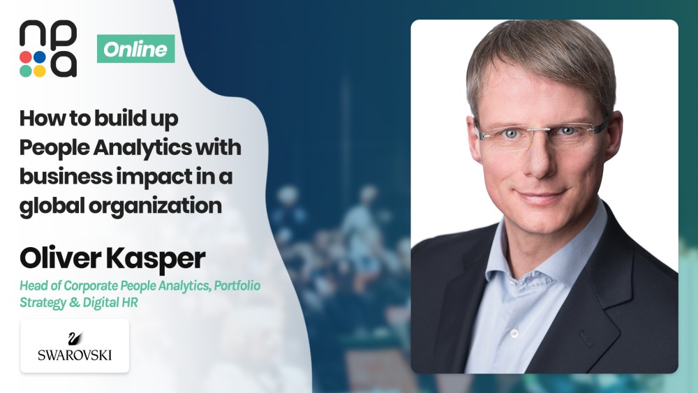 Oliver Kasper, Head of Corporate People Analytics, Portfolio Strategy & Digital HR at Daniel Swarovski Corporation
