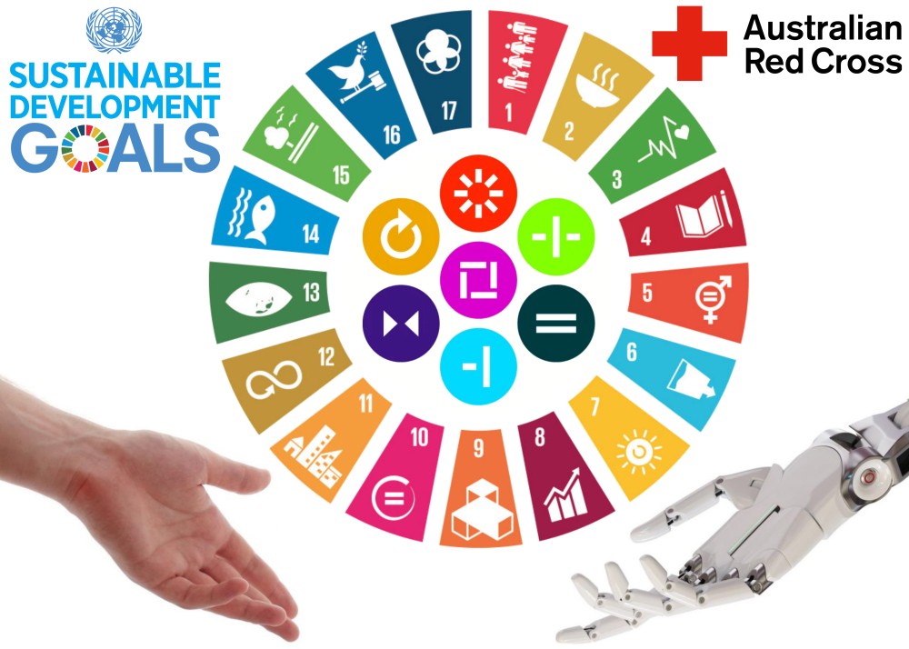 United Nations’ Sustainable Development Goals (SDGs) and the 7 fundamental principles of Red Cross.