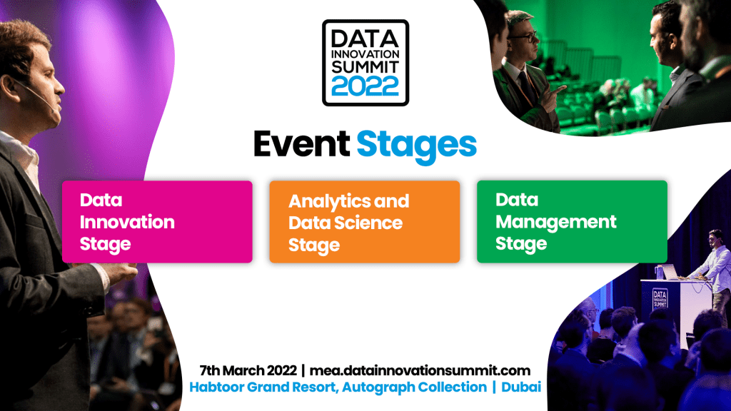 The three stages at the DIS MEA event