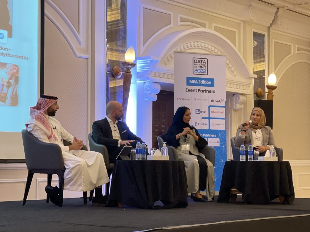 Speakers during the panel discussion at the Plenum at the DIS MEA Summit