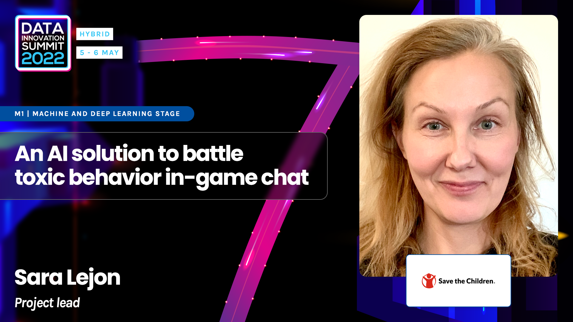 An AI solution to battle toxic behavior in-game chat - Sara Lejon, Save the  Children - Hyperight