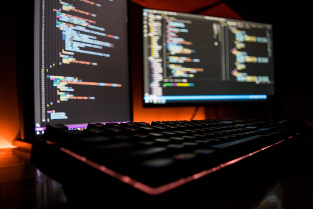 Code, AI, tech, technology, computer, laptop with code