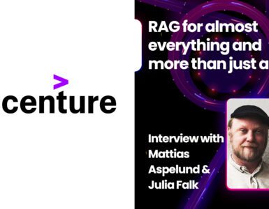 RAG for almost everything and more than just a chat – Interview with Mattias Aspelund & Julia Falk, Accenture