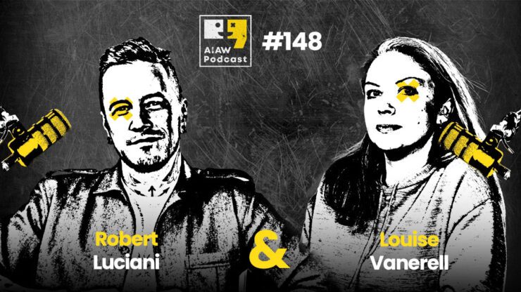 AIAW Podcast Episode 148 - Robert Luciani and Louise Vanerell