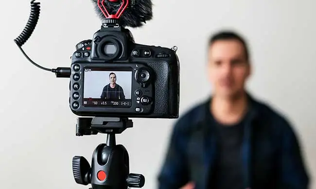 Focus on a Camera for an Online Interview