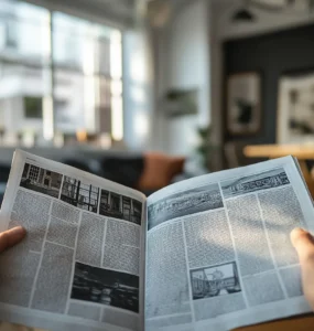 Man Reading a Newspaper