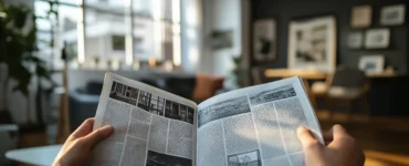 Man Reading a Newspaper