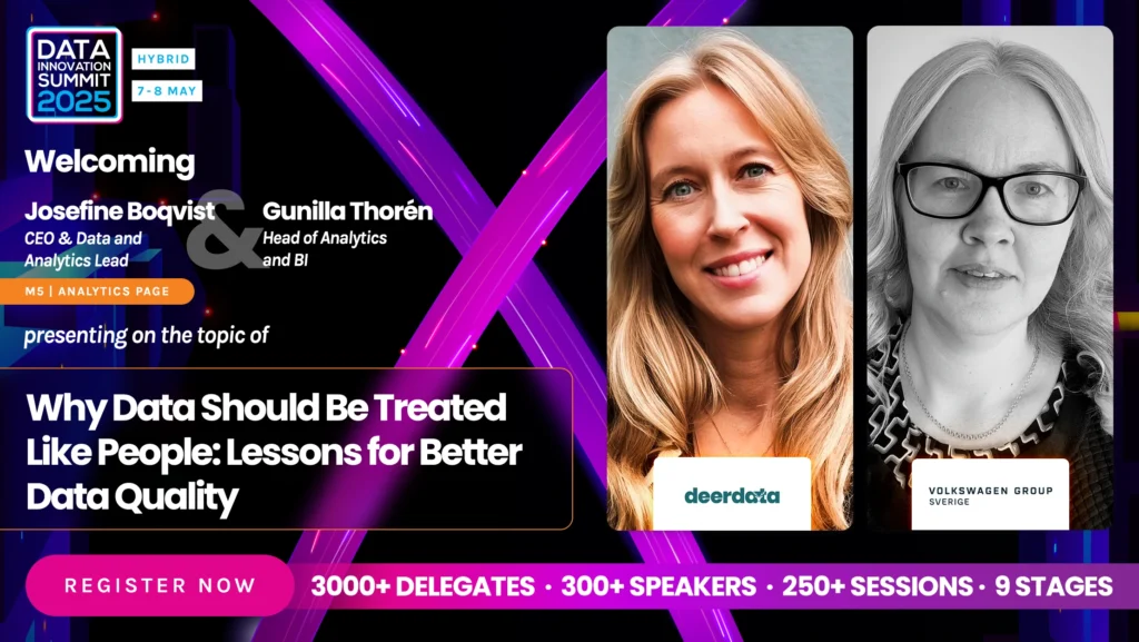 Josefine Boqvist and Gunilla Thorén - Data Innovation Summit 2025